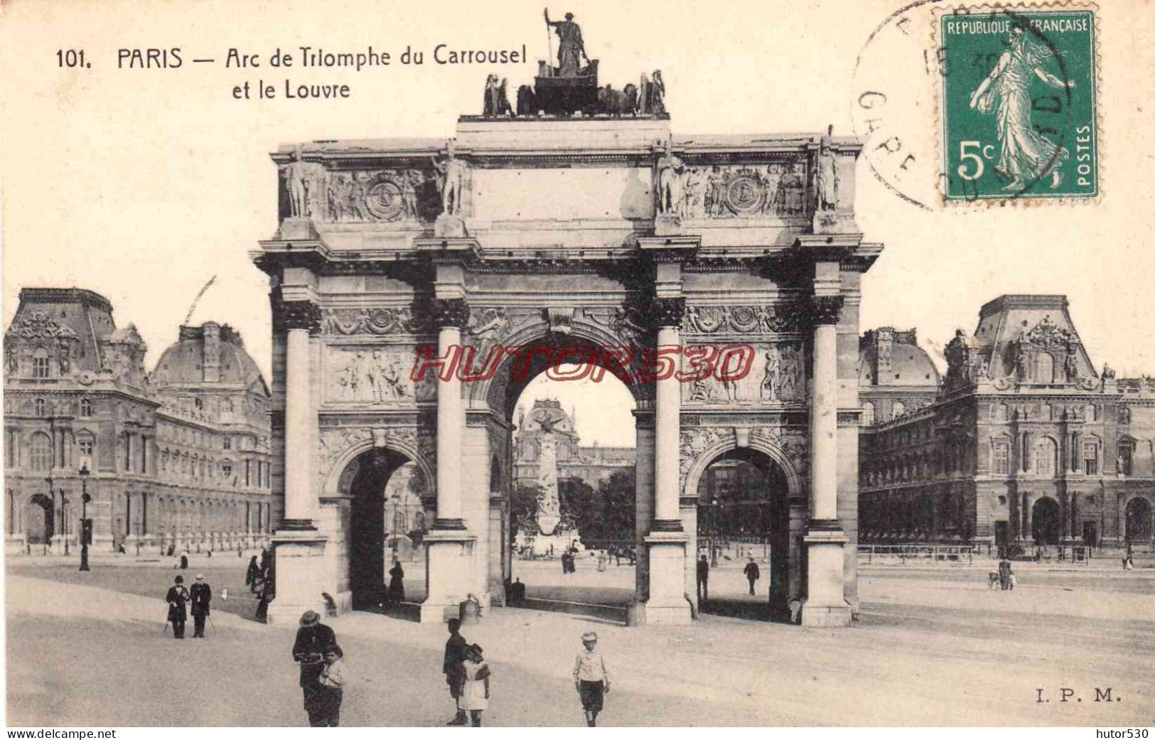 CPA PARIS - ARC DE TRIOMPHE DU CARROUSSEL - Arc De Triomphe