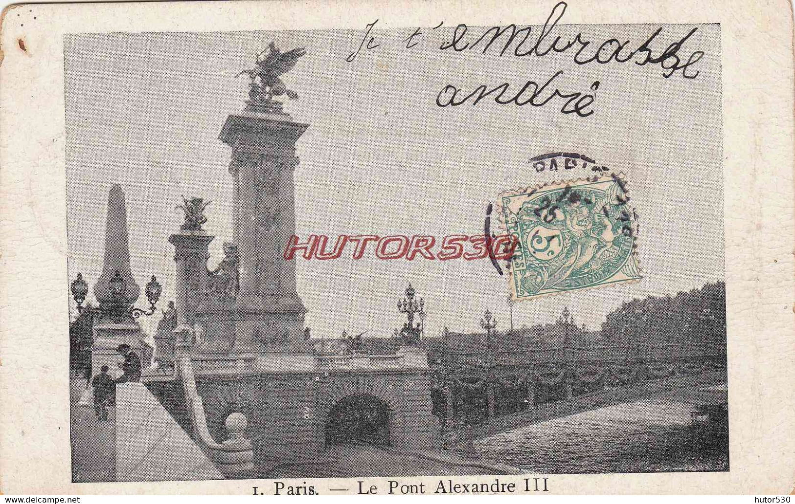 CPA PARIS - PONT ALEXANDRE III - Bridges