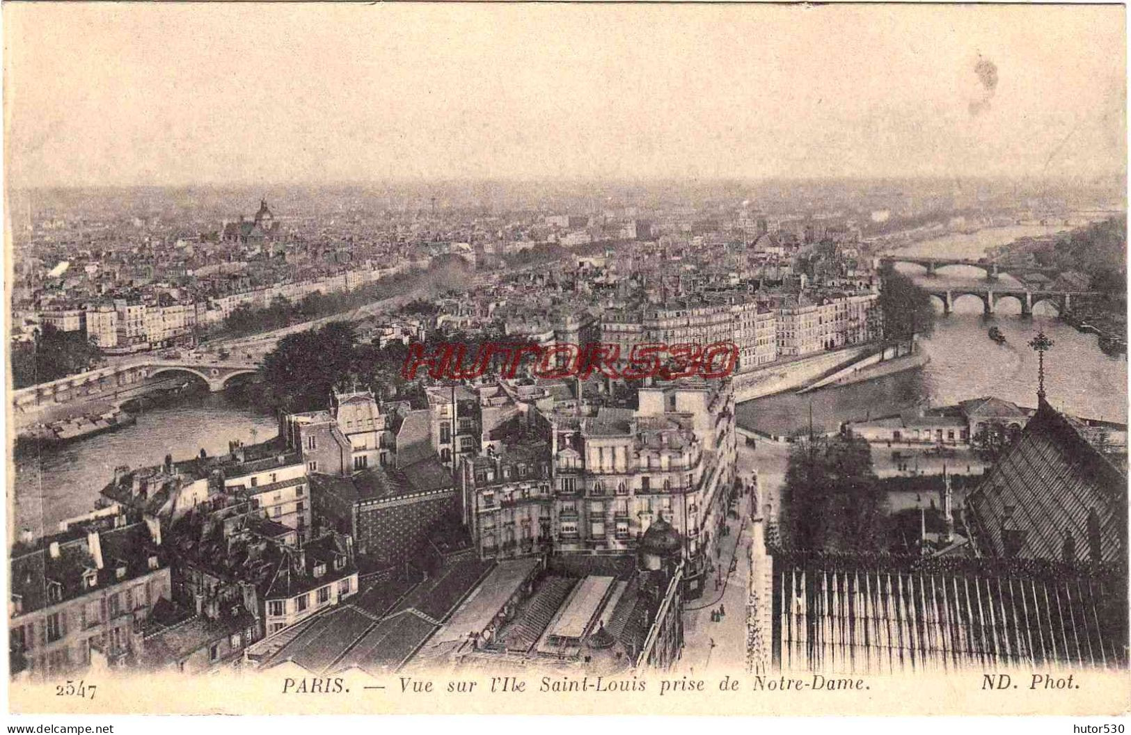 CPA PARIS - PANORAMA - Panorama's