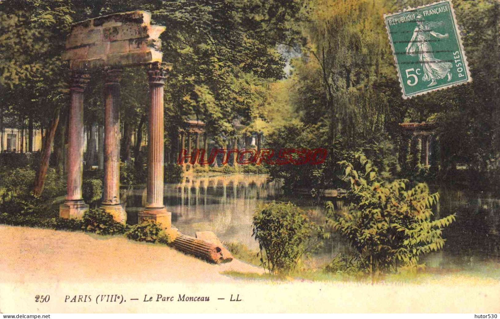 CPA PARIS - LE PARC MONCEAU - Parcs, Jardins