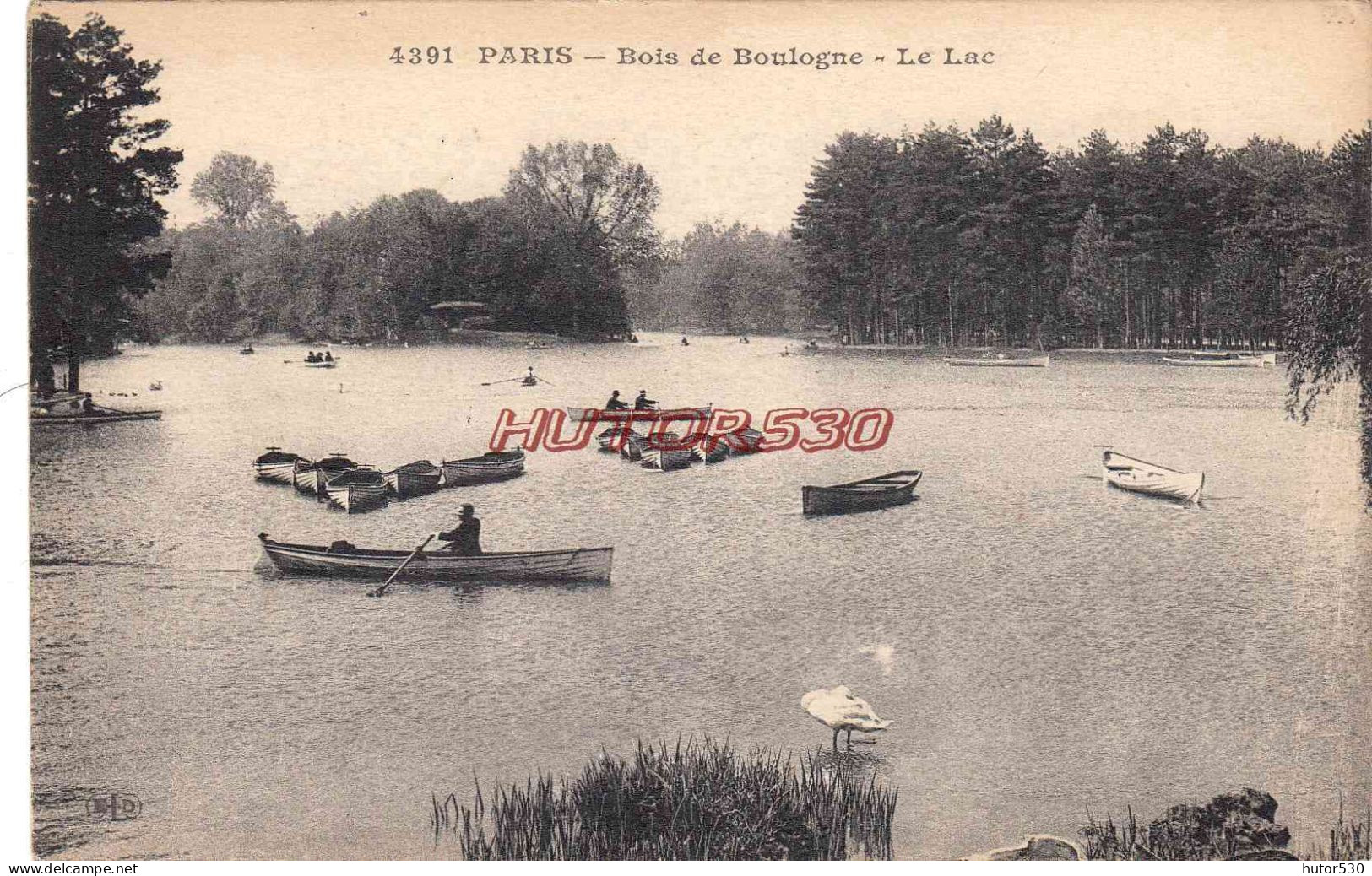 CPA PARIS - BOIS DE BOULOGNE - Parks, Gardens