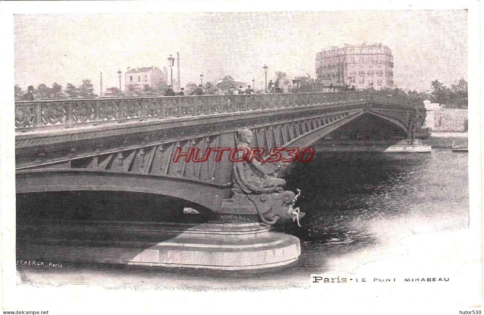 CPA PARIS - PONT MIRABEAU - Bridges