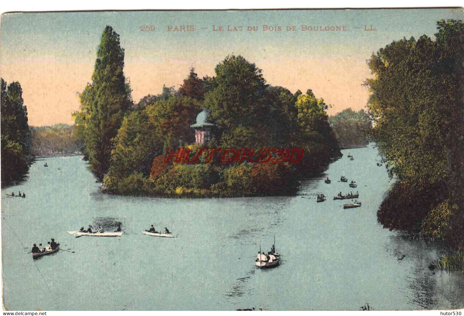 CPA PARIS - LE LAC DU BOIS DE BOULOGNE - Parken, Tuinen