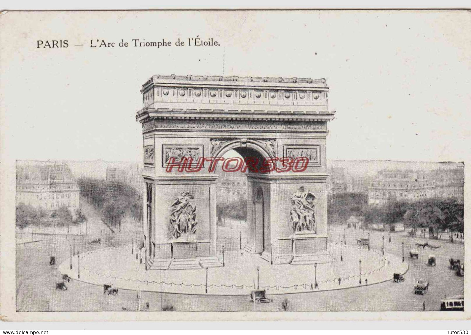 CPA PARIS - L'ARC DE TRIOMPHE - Arc De Triomphe