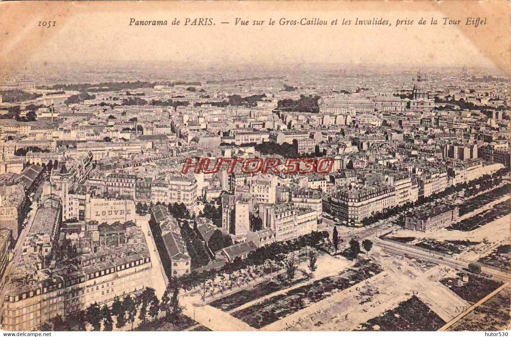 CPA PARIS - PANORAMA - Panoramic Views