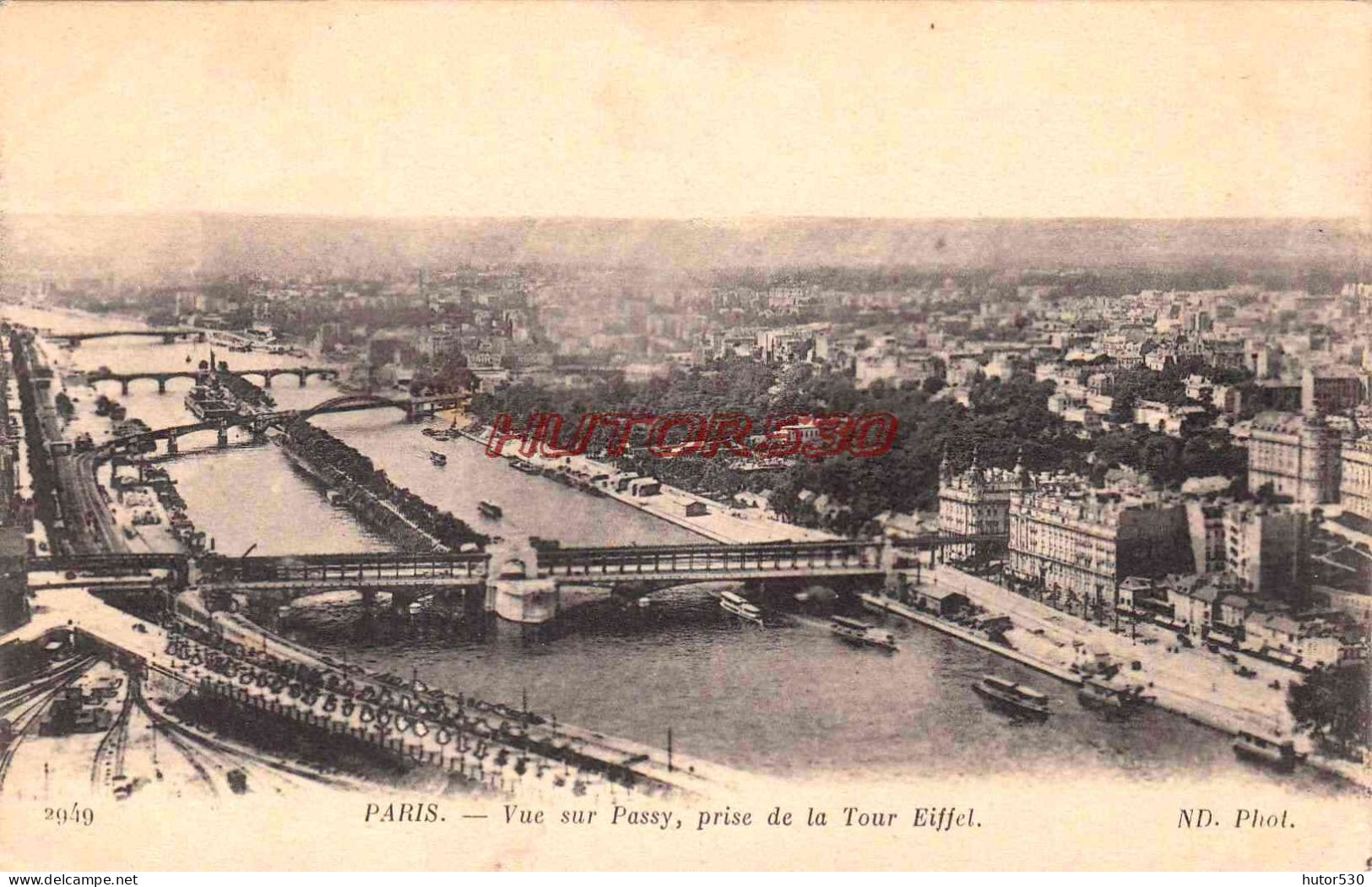 CPA PARIS - VUE SUR PASSY - The River Seine And Its Banks