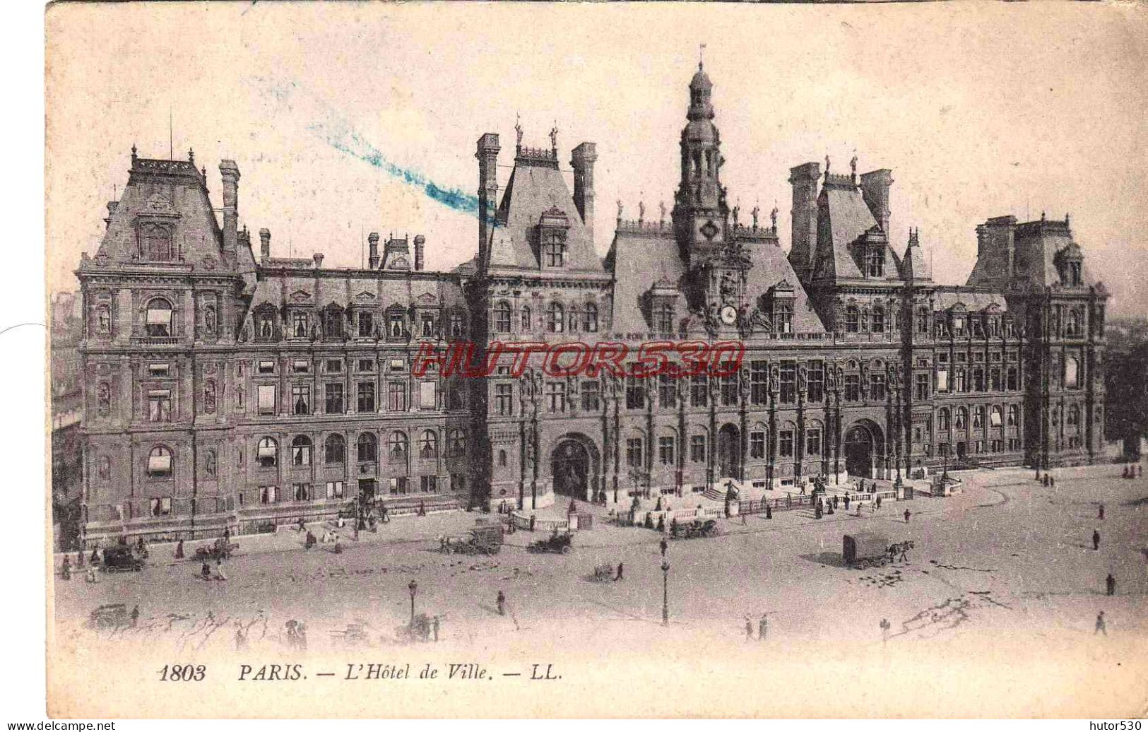 CPA PARIS - L'HOTEL DE VILLE - Autres Monuments, édifices