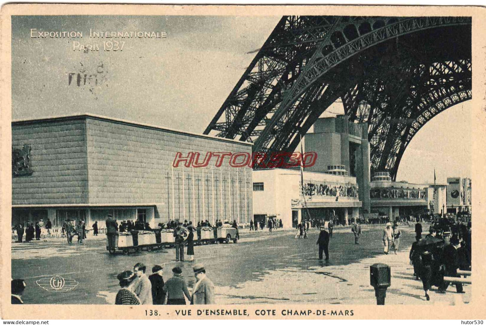 CPA PARIS - EXPOSITION INTERNATIONALE 1937 - VUE D'ENSEMBLE - Exhibitions