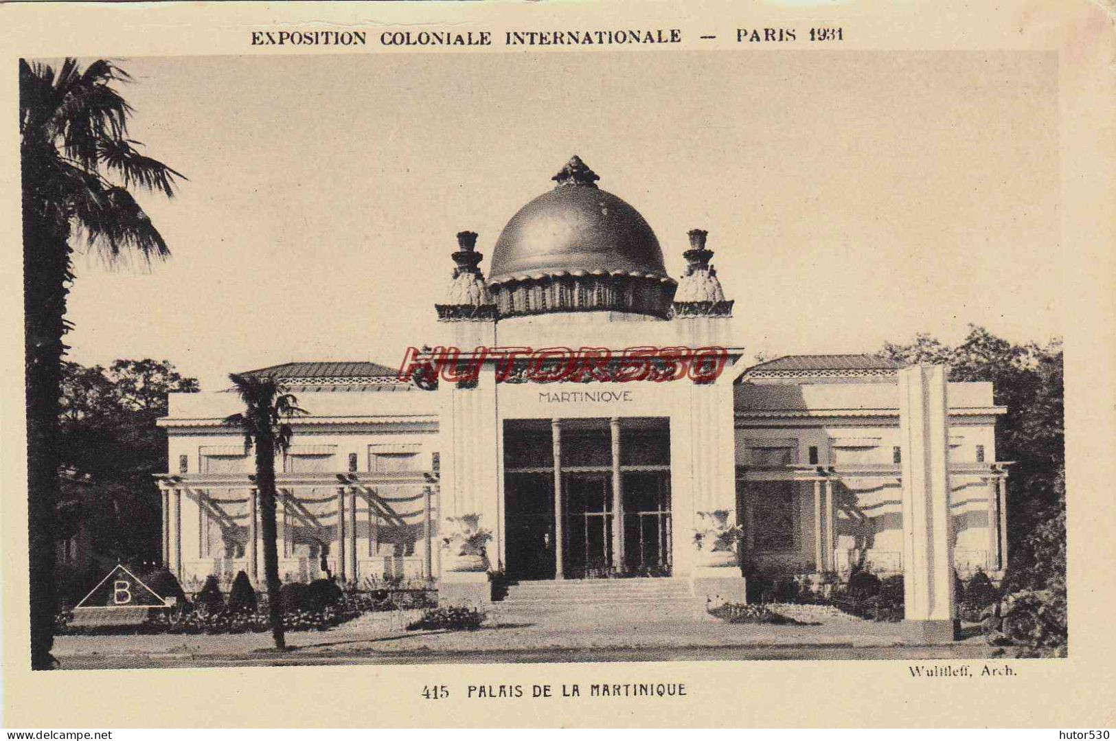 CPA PARIS - EXPOSITION COLONIALE 1931 - PALAIS DE LA MARTINIQUE - Ausstellungen