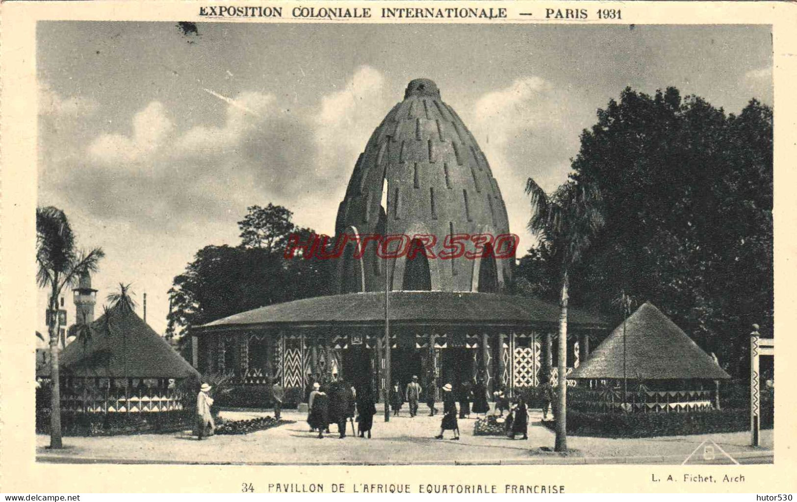 CPA PARIS - EXPOSITION COLONIALE 1931 - PAVILLON DE L'AFRIQUE - Ausstellungen