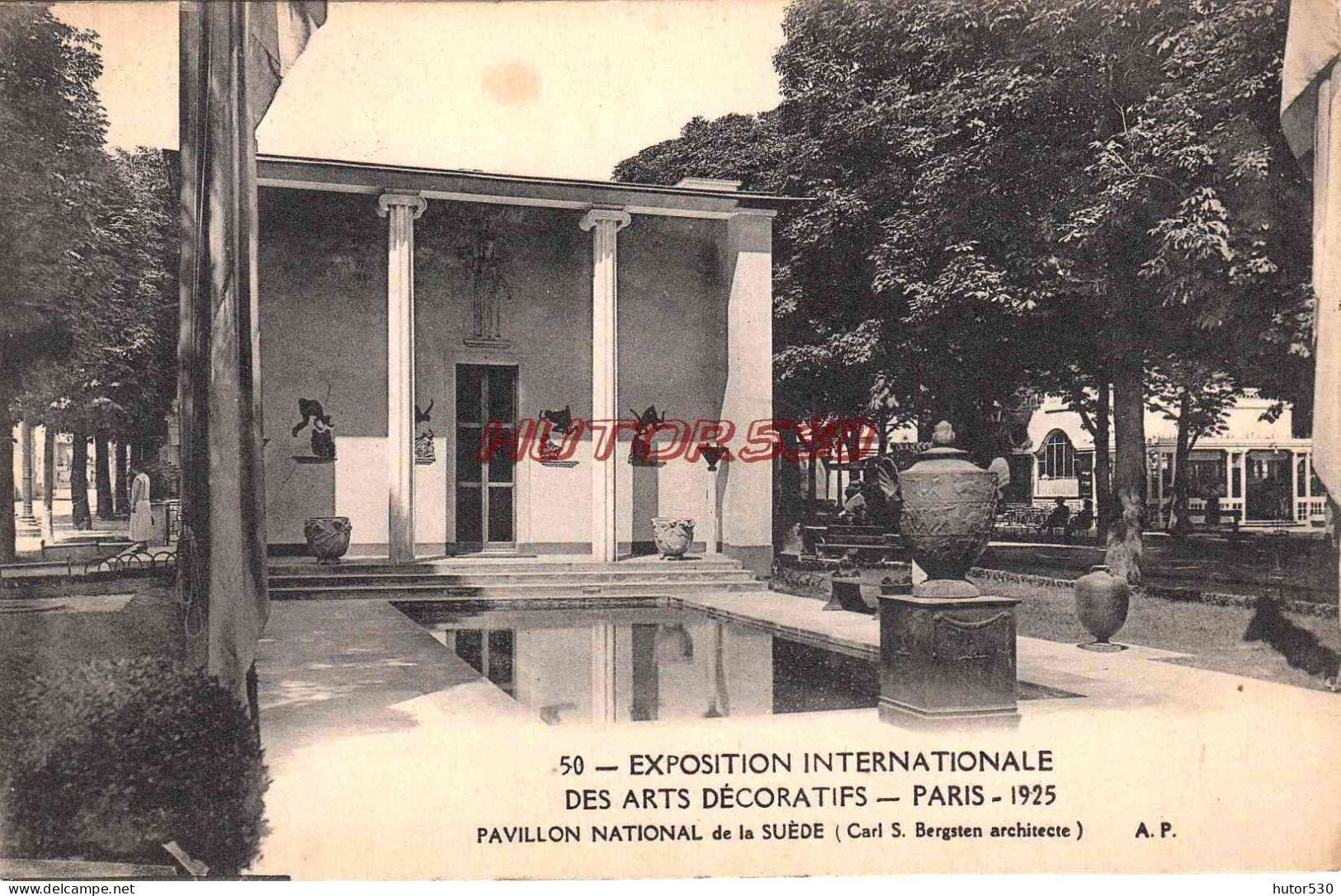 CPA PARIS - EXPOSITION DES ARTS DECORATIFS - 1925 - PAVILLON DE LA SUEDE - Ausstellungen