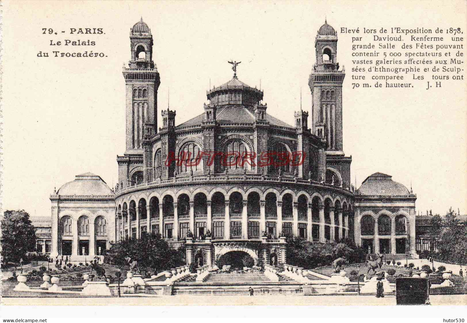 CPA PARIS - LE PALAIS DU TROCADERO - Sonstige Sehenswürdigkeiten