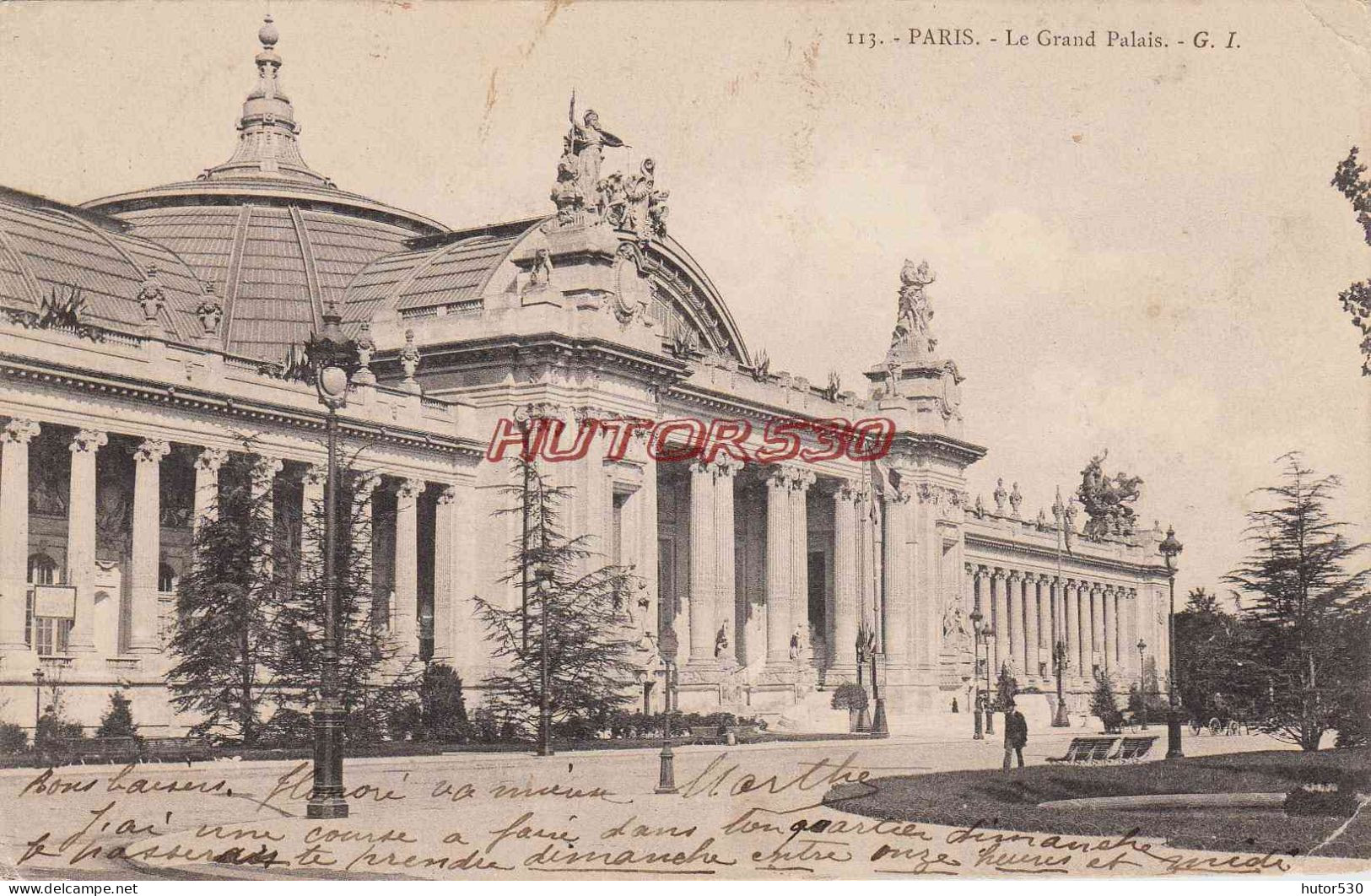 CPA PARIS - LE GRAND PALAIS - Sonstige Sehenswürdigkeiten