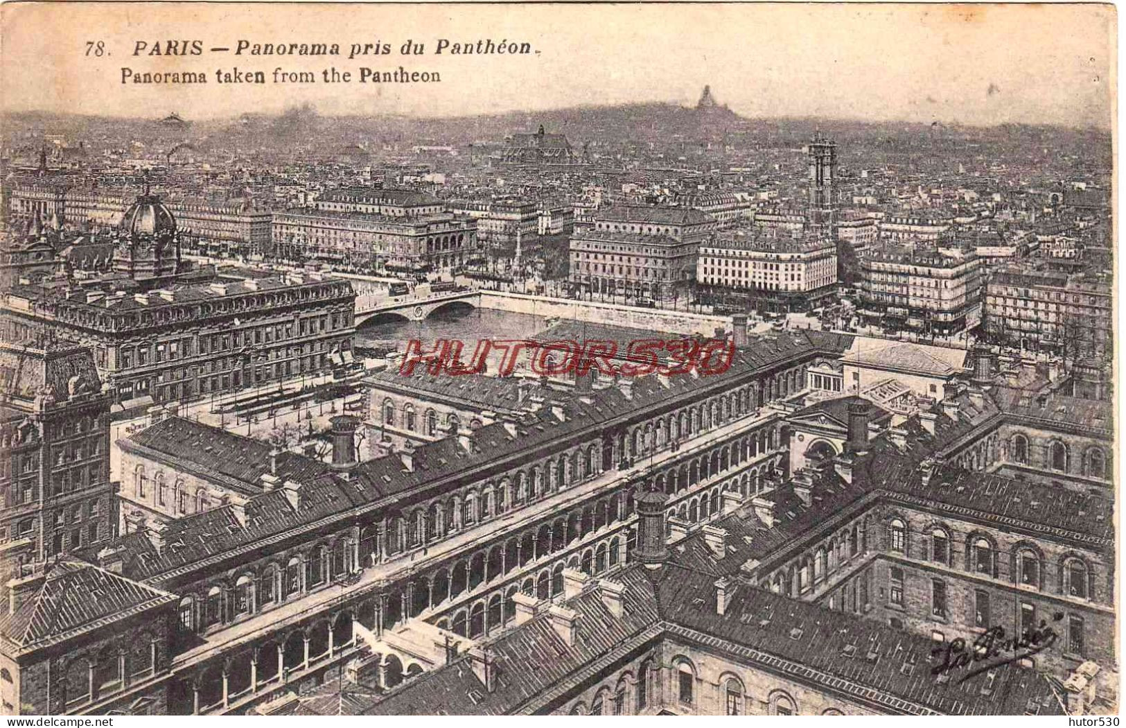 CPA PARIS - PANORAMA - Cartas Panorámicas