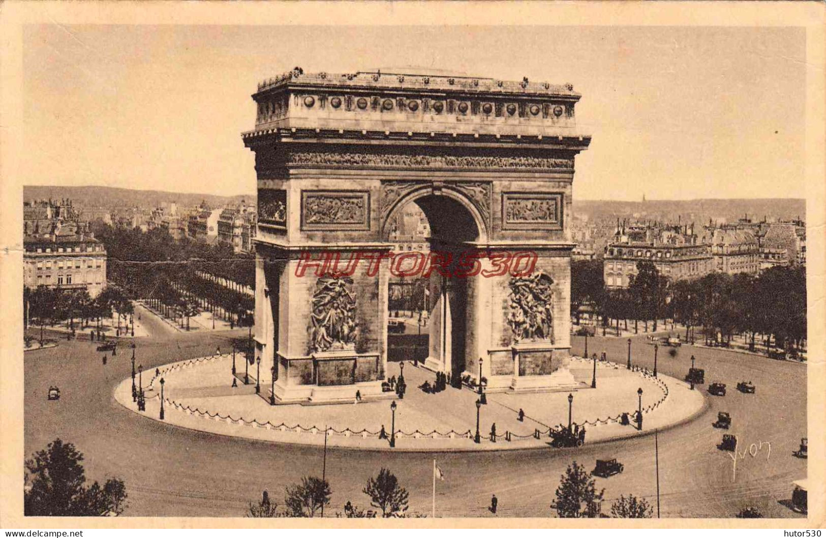 CPA PARIS - L'ARC DE TRIOMPHE DE L'ETOILE - Triumphbogen