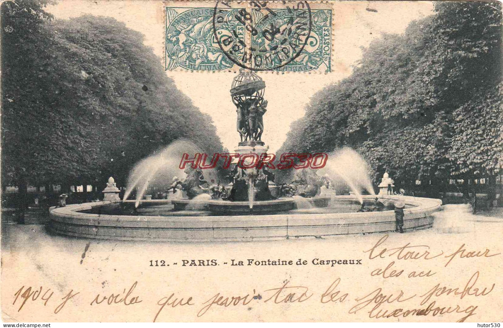CPA PARIS - LA FONTAINE DE CARPEAUX - Autres Monuments, édifices