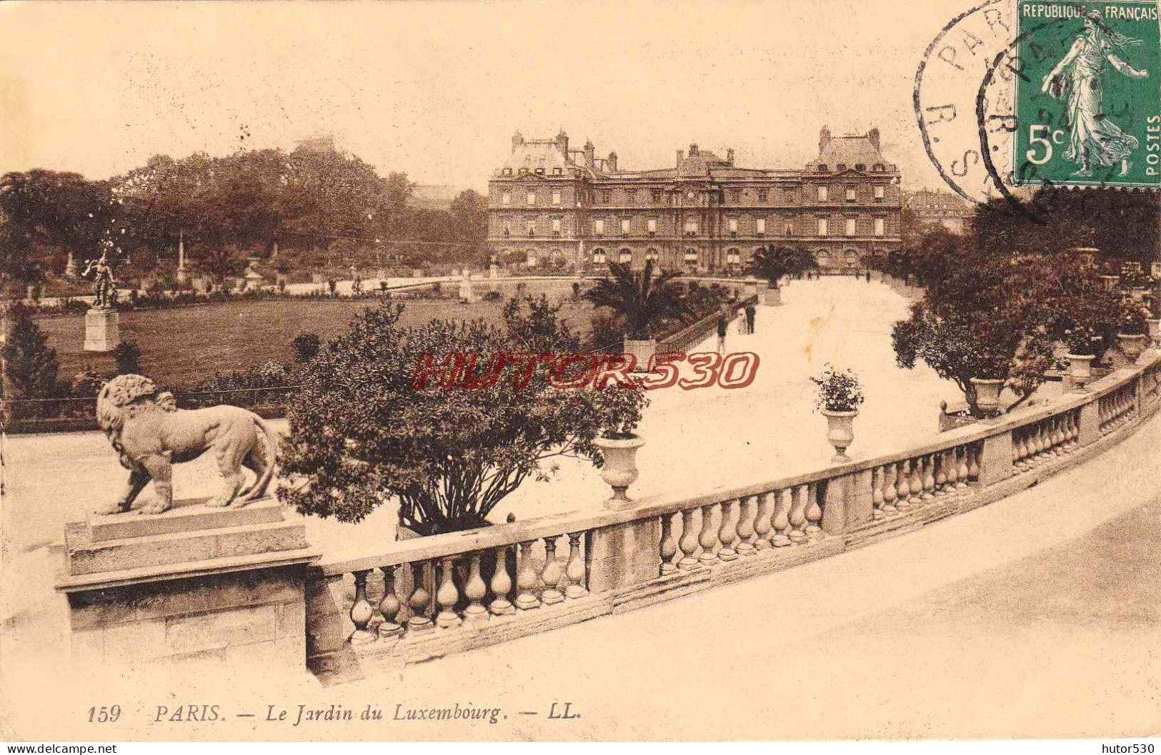CPA PARIS - LE JARDIN DU LUXEMBOURG - Parks, Gärten