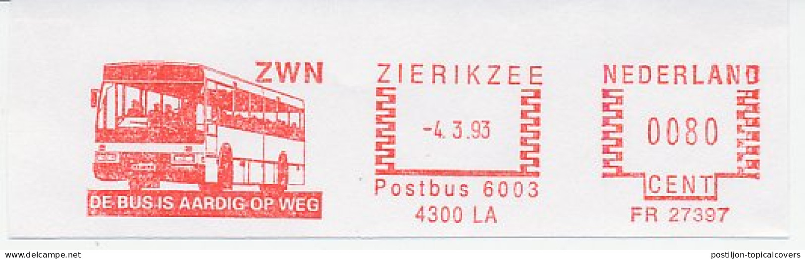 Meter Cut Netherlands 1993 Coach - Bus - Bussen