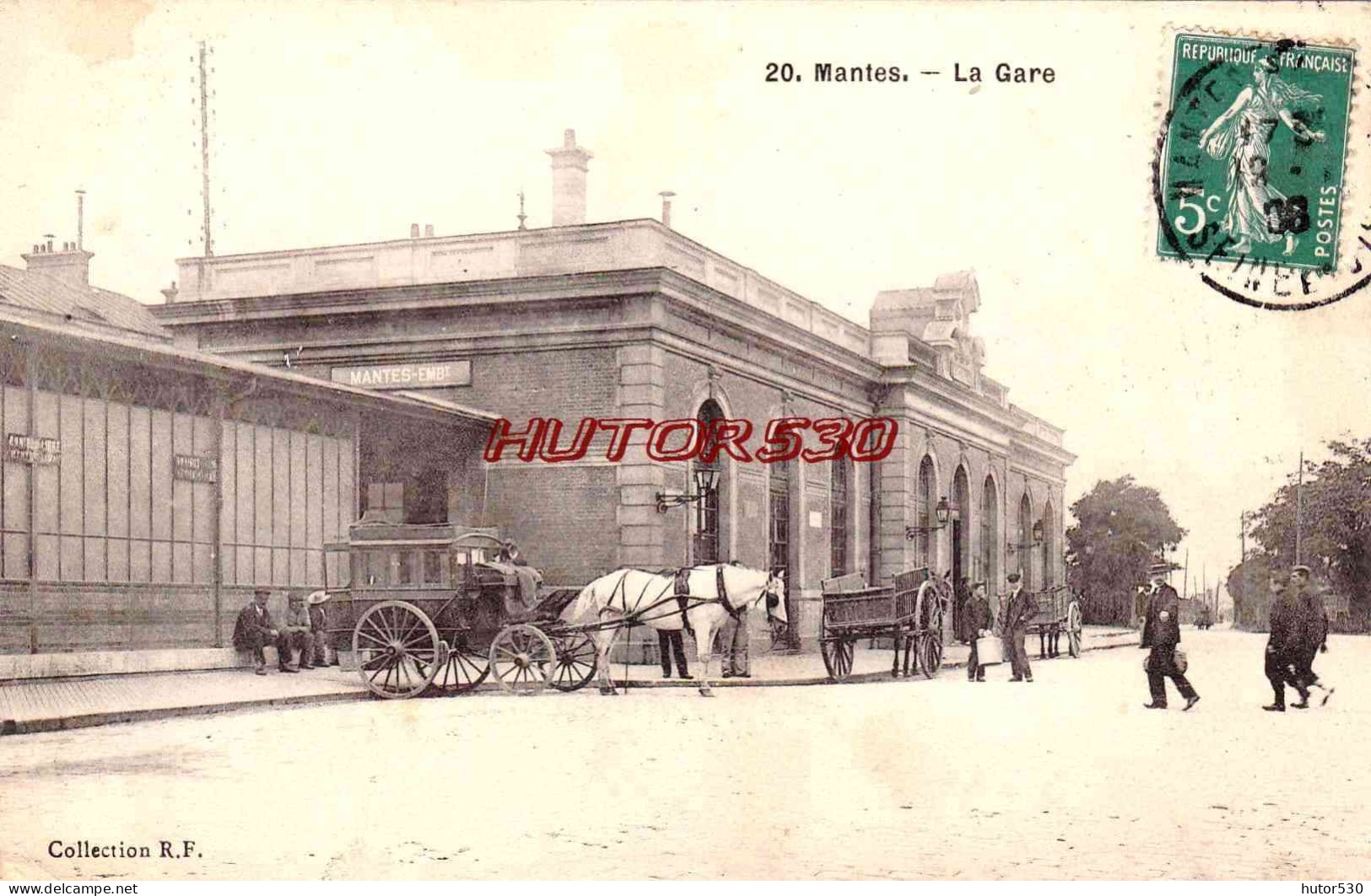 CPA MANTES - LA GARE - Mantes La Ville