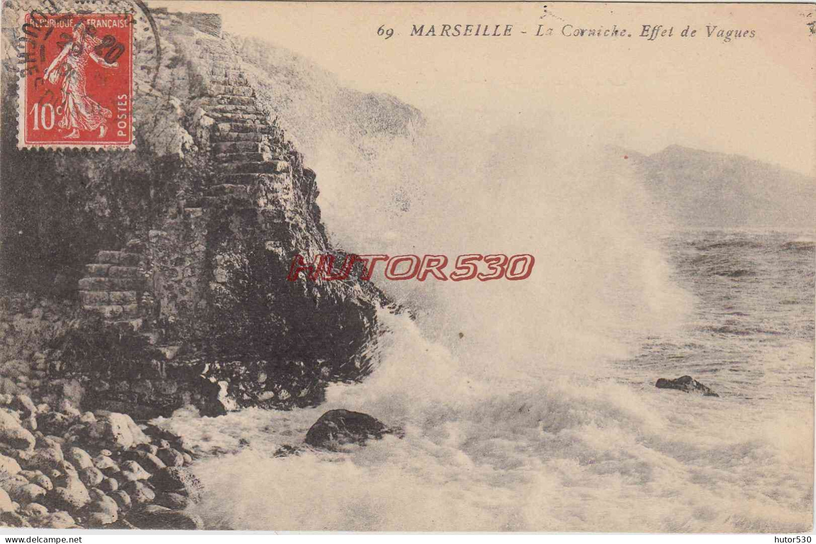 CPA MARSEILLE - LA CORNICHE - Endoume, Roucas, Corniche, Strände