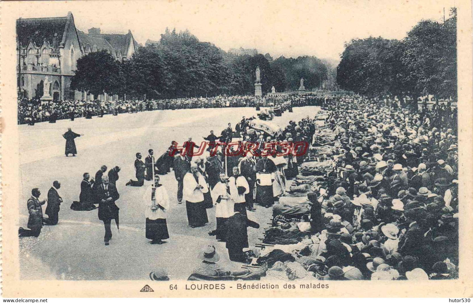 CPA LOURDES - BENEDICTION DES MALADES - Lourdes