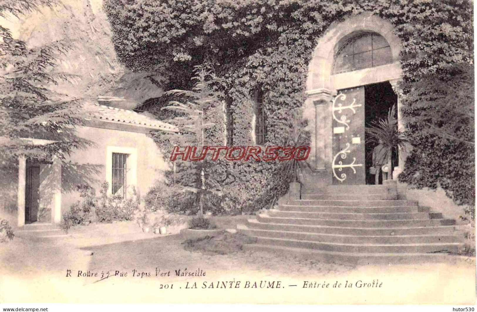 CPA LA SAINTE BAUME - ENTREE DE LA GROTTE - Saint-Maximin-la-Sainte-Baume