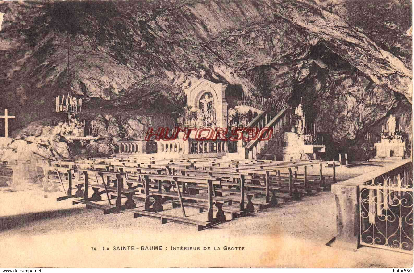 CPA LA SAINTE BAUME - INTERIEUR DE LA GROTTE - Saint-Maximin-la-Sainte-Baume