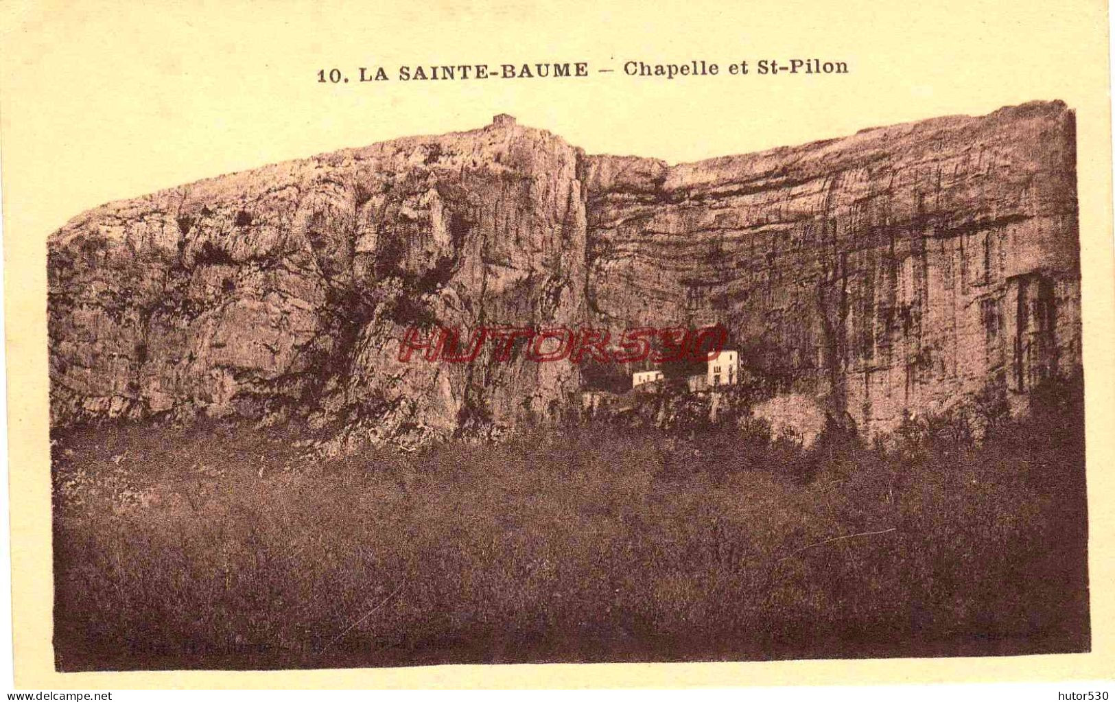 CPA LA SAINTE BAUME - CHAPELLE ET SAINT PILON - Saint-Maximin-la-Sainte-Baume