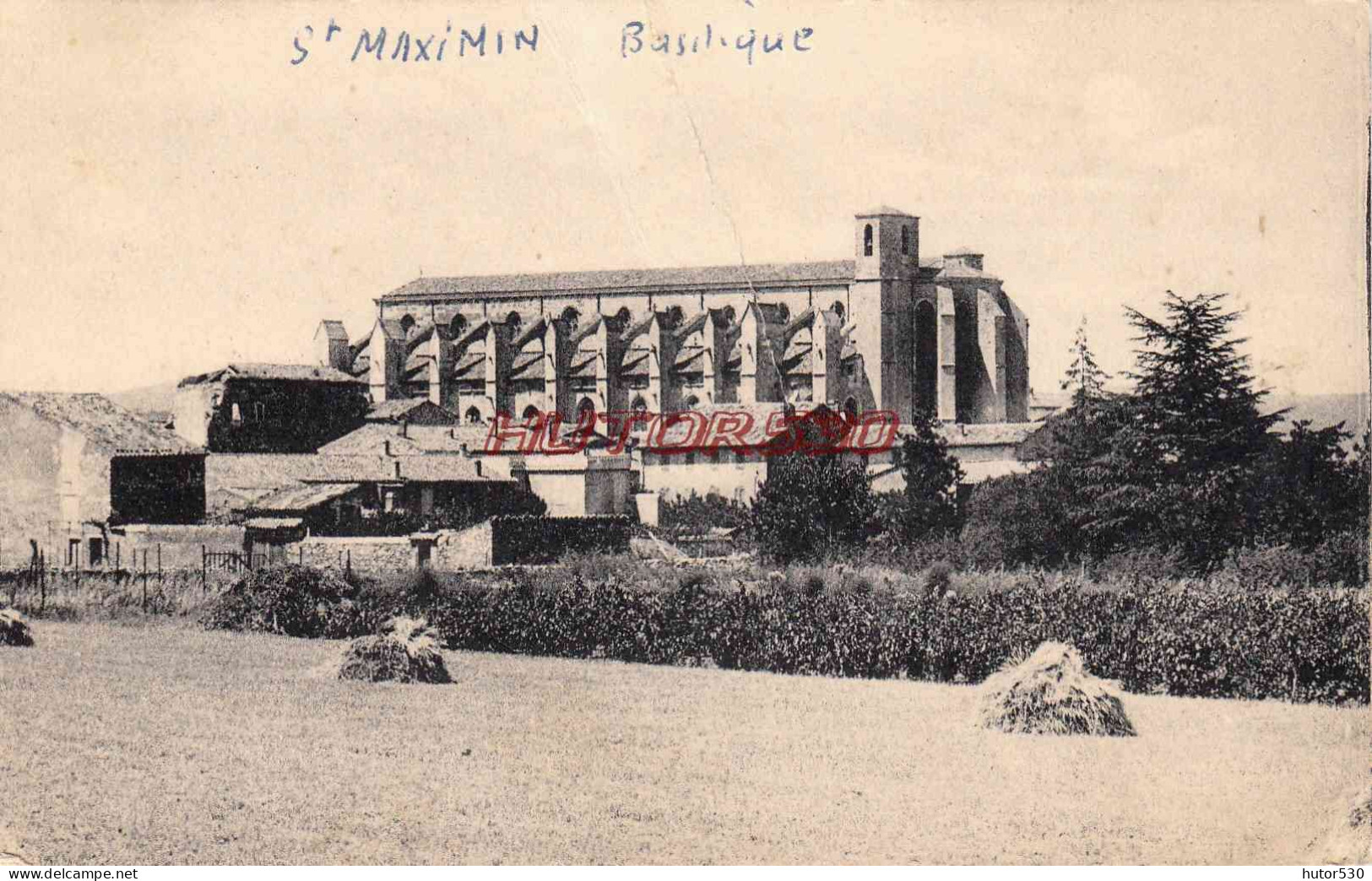 CPA SAINT MAXIMIN LA SAINTE BAUME - LA BASILIQUE - Saint-Maximin-la-Sainte-Baume