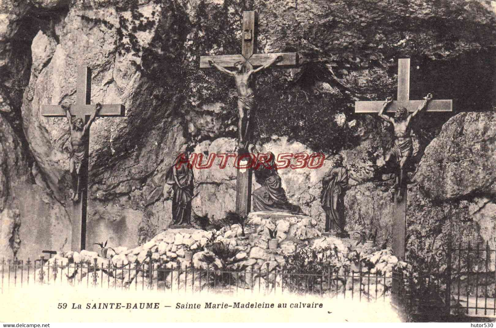 CPA LA SAINTE BAUME - LE CALVAIRE - Saint-Maximin-la-Sainte-Baume