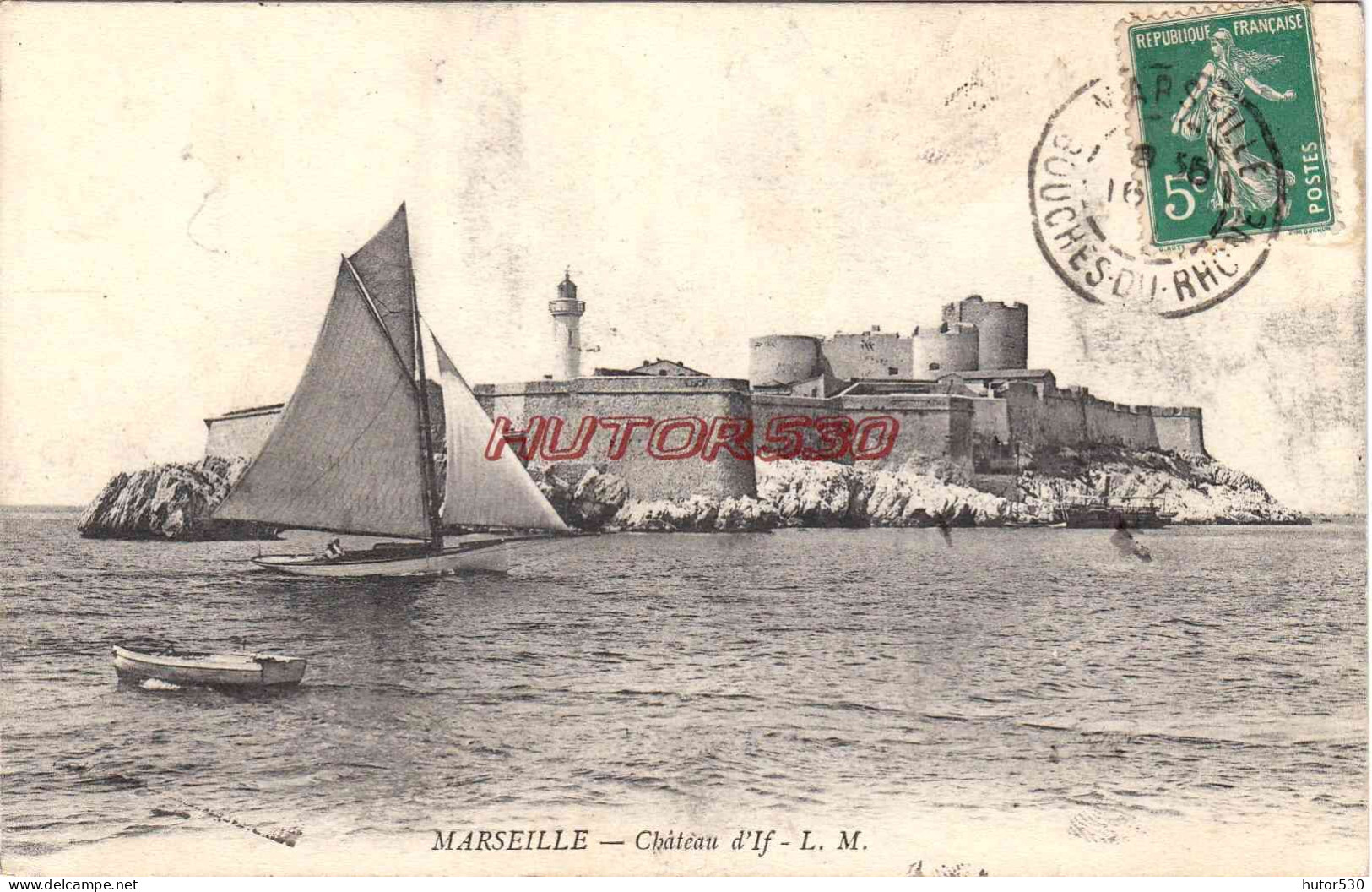 CPA MARSEILLE - LE CHATEAU D'IF - Festung (Château D'If), Frioul, Inseln...