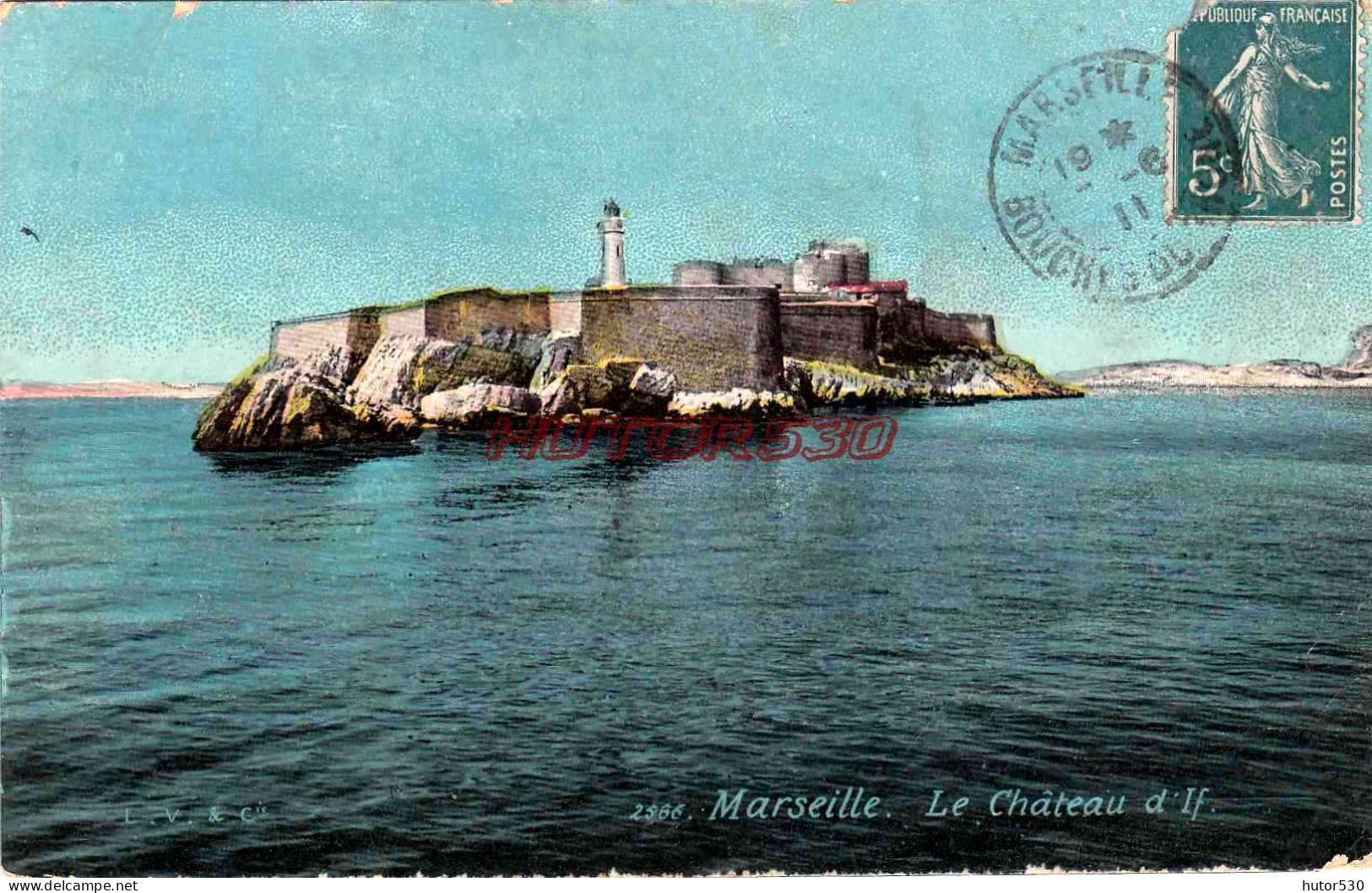 CPA MARSEILLE - LE CHATEAU D'IF - Castello Di If, Isole ...