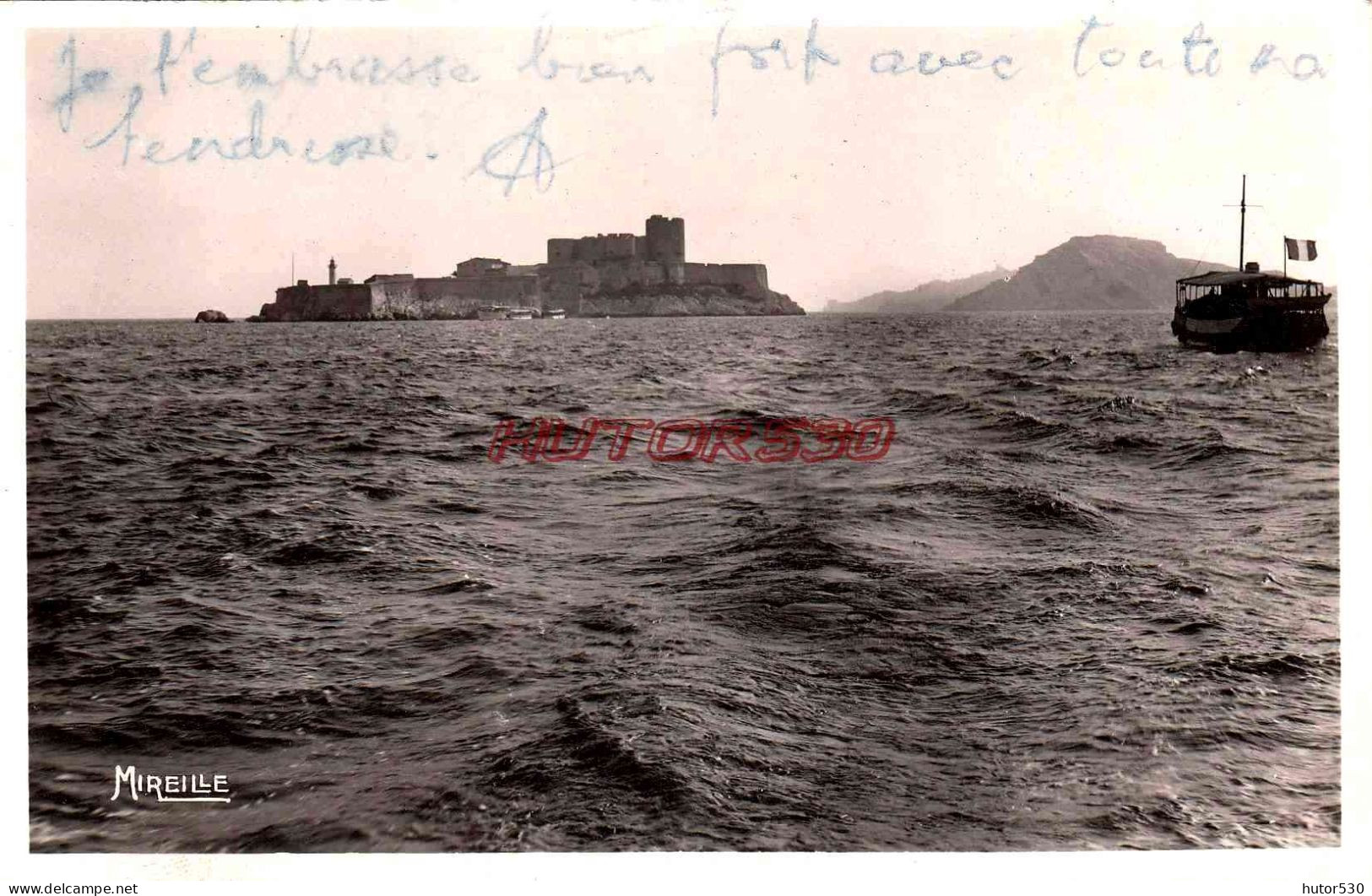 CPSM MARSEILLE - LE CHATEAU D'IF - Château D'If, Frioul, Iles ...