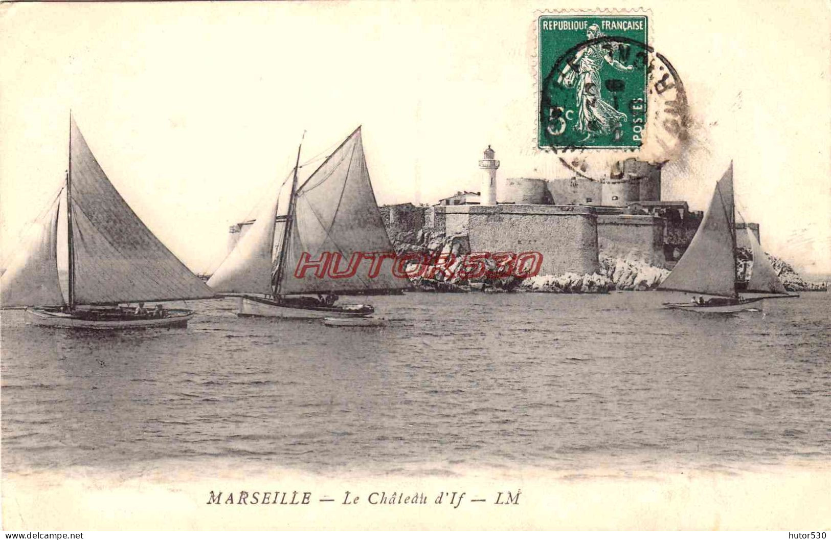 CPA MARSEILLE - LE CHATEAU D'IF - Festung (Château D'If), Frioul, Inseln...