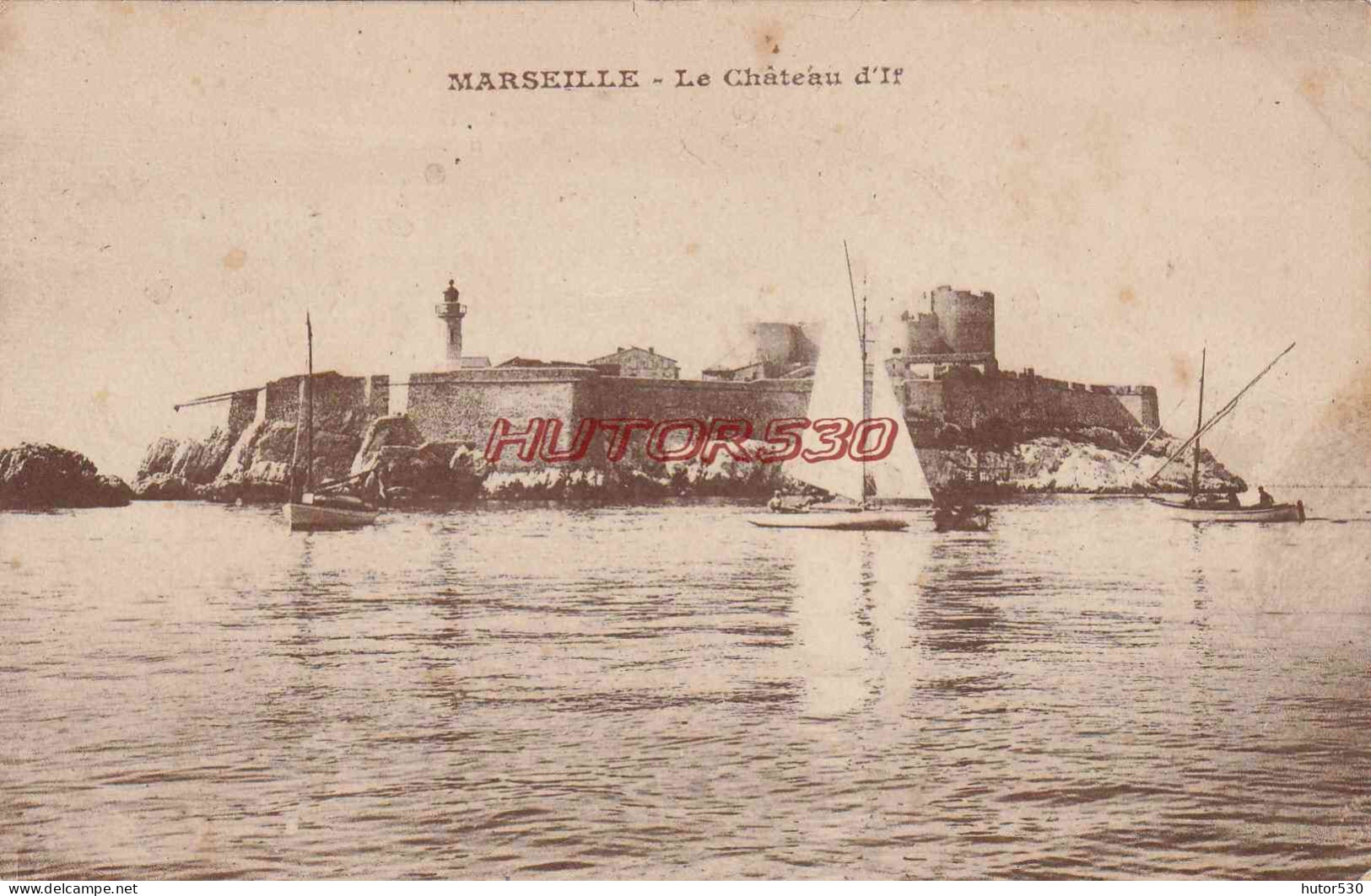 CPA MARSEILLE - LE CHATEAU D'IF - Castello Di If, Isole ...