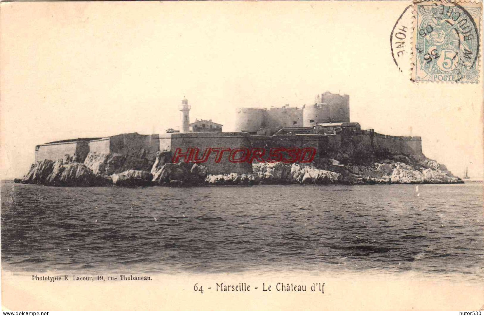 CPA MARSEILLE - LE CHATEAU D'IF - Castello Di If, Isole ...