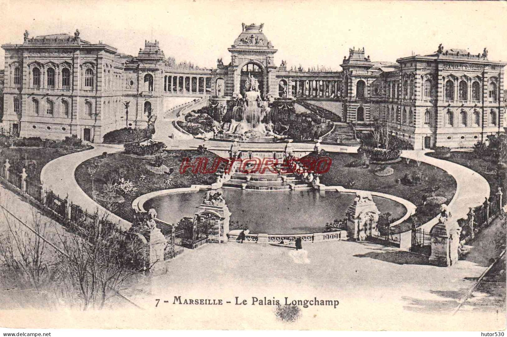 CPA MARSEILLE - LE PALAIS LONGCHAMP - Monuments