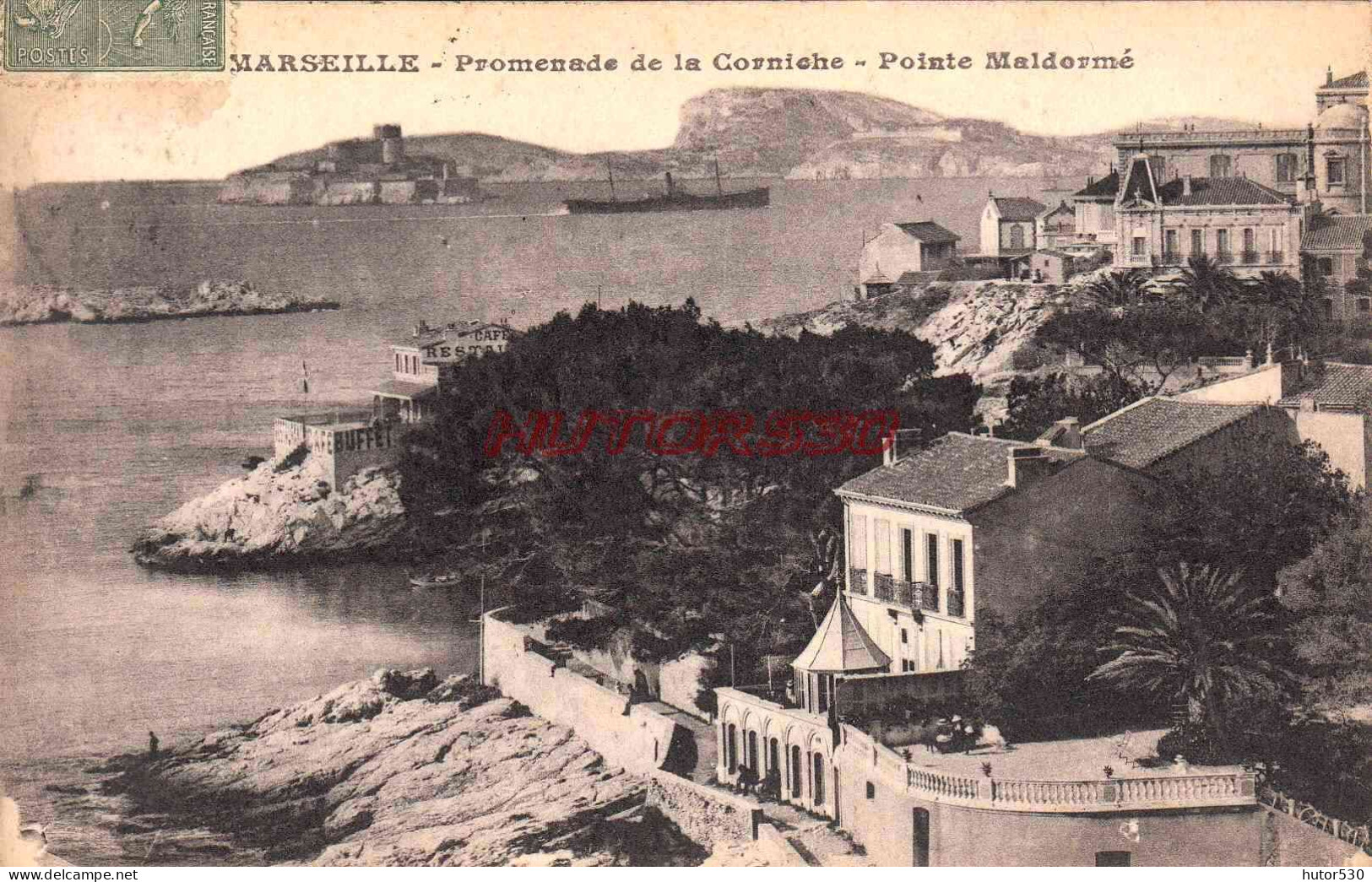 CPA MARSEILLE - LA CORNICHE - MALDORME - Endoume, Roucas, Corniche, Strände