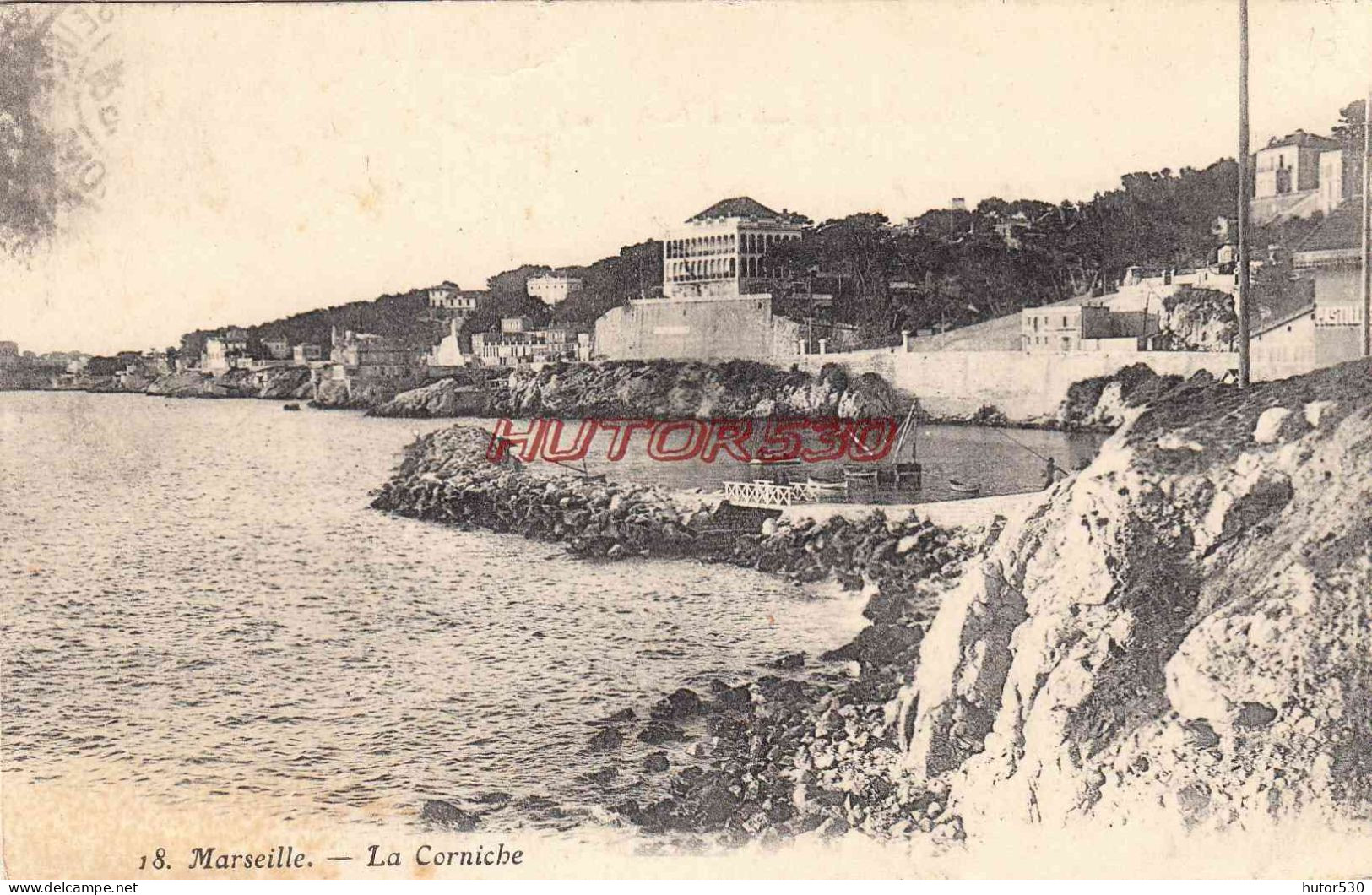 CPA MARSEILLE - LA CORNICHE - Endoume, Roucas, Corniche, Spiaggia