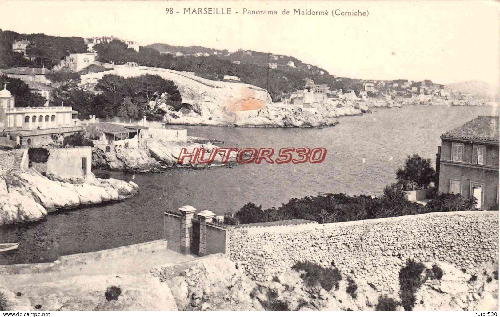 CPA MARSEILLE - LA CORNICHE - MALDORME - Endoume, Roucas, Corniche, Beaches
