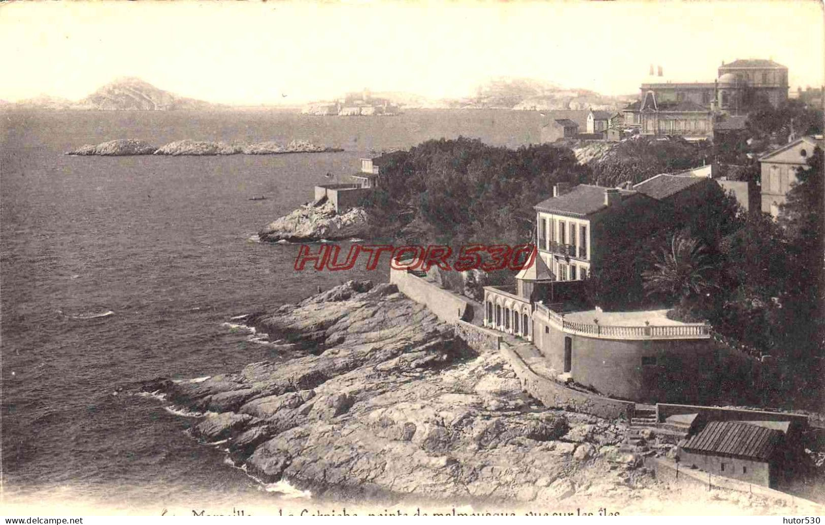 CPA MARSEILLE - POINTE DE MALMOUSQUE - Endoume, Roucas, Corniche, Spiaggia