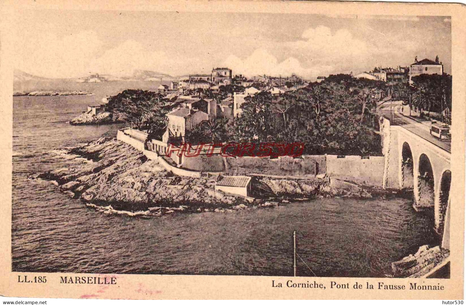 CPA MARSEILLE - PONT DE LA FAUSSE MONNAIE - Endoume, Roucas, Corniche, Playas