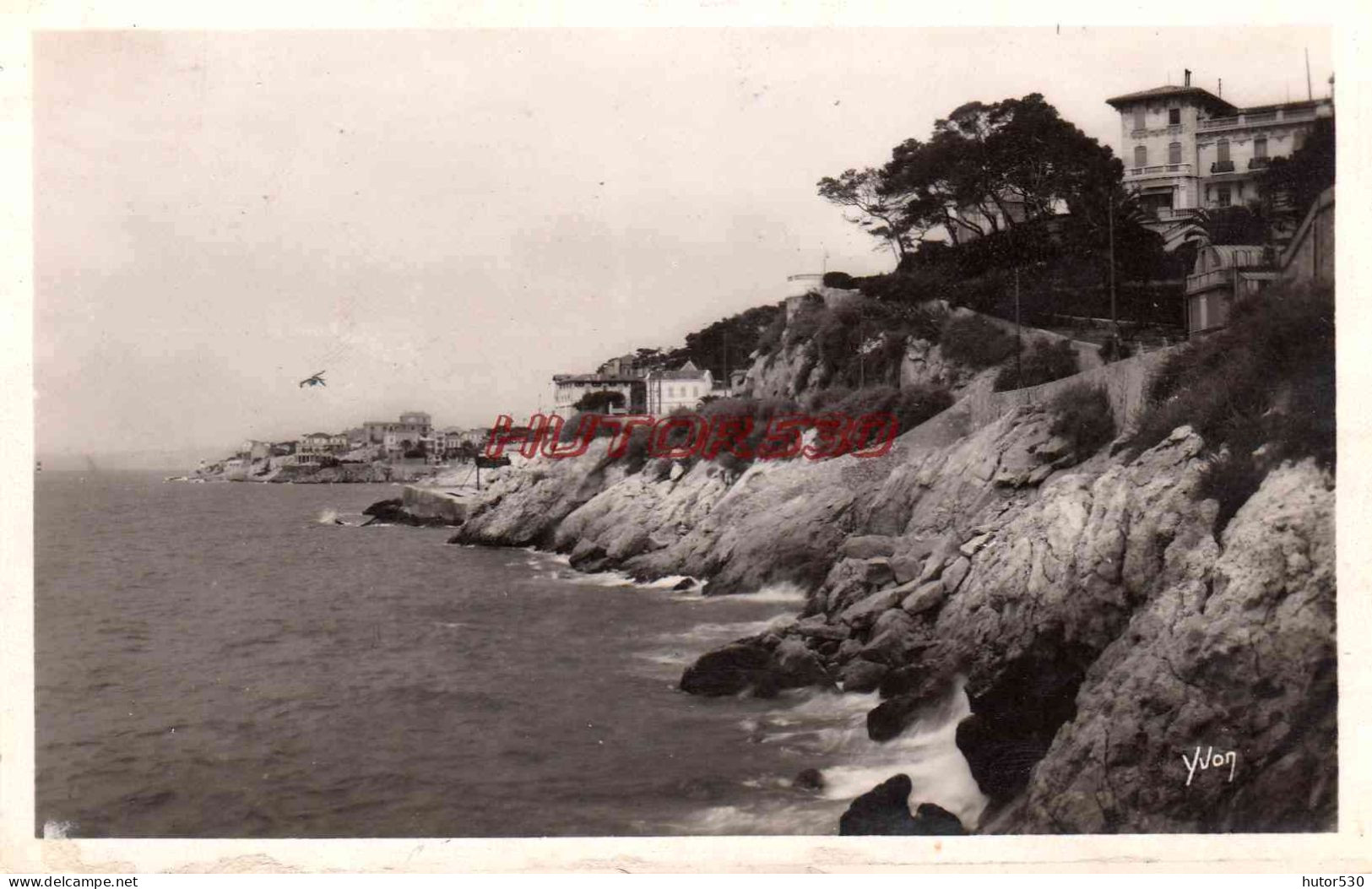 CPSM MARSEILLE - LA CORNICHE - Endoume, Roucas, Corniche, Spiaggia