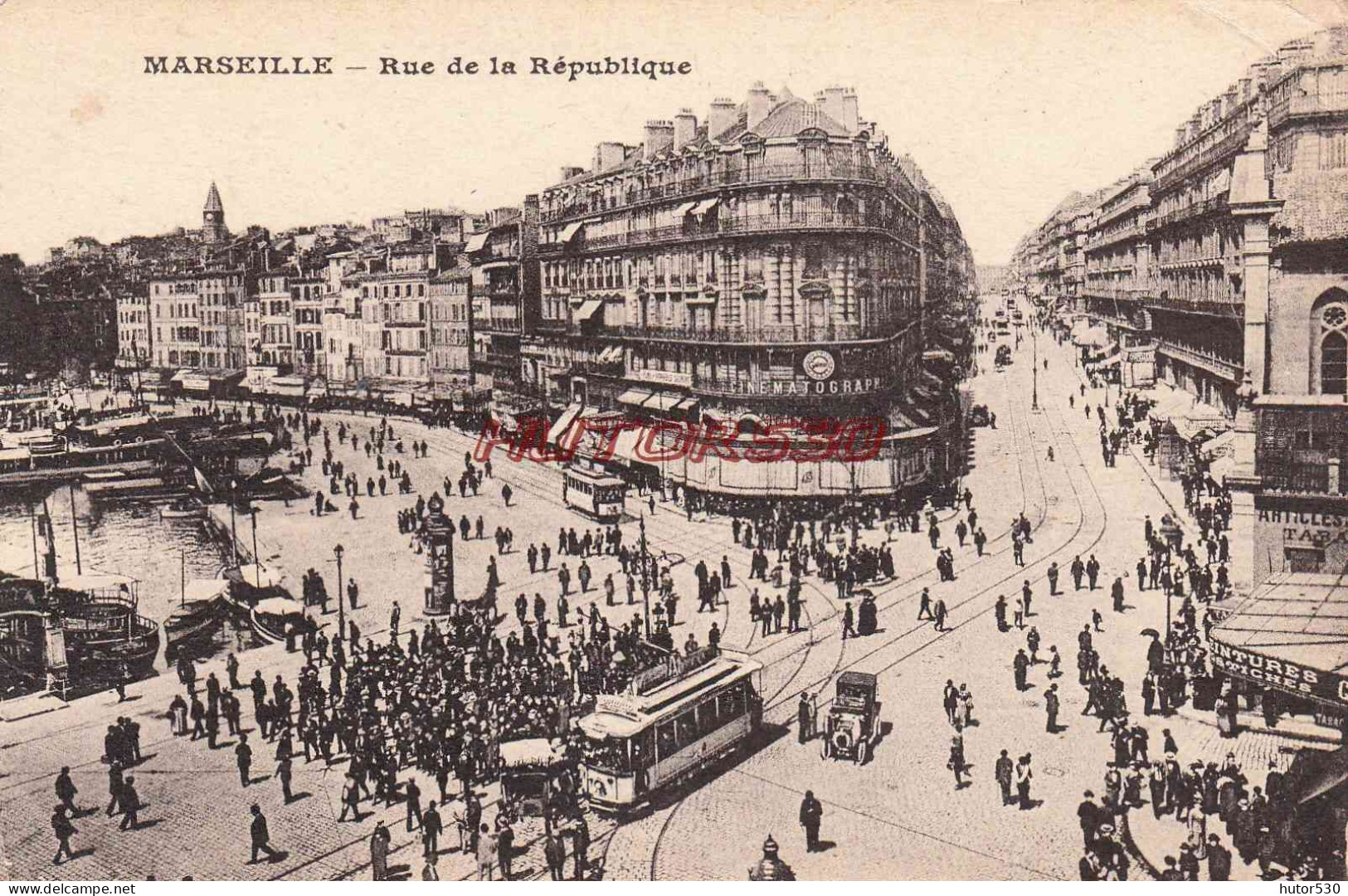 CPA MARSEILLE - RUE DE LA REPUBLIQUE - Canebière, Centre Ville