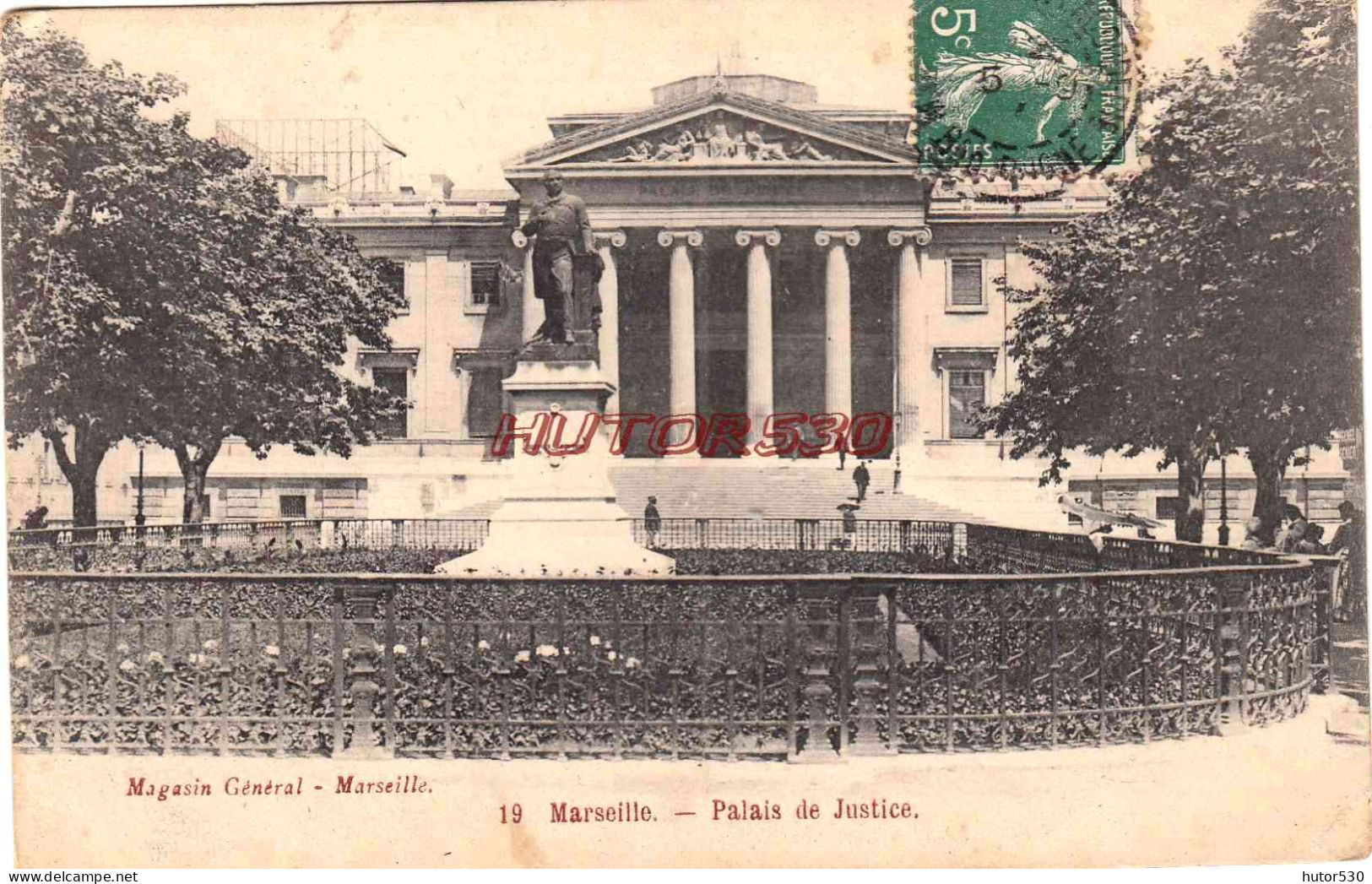 CPA MARSEILLE - PALAIS DE JUSTICE - Monuments