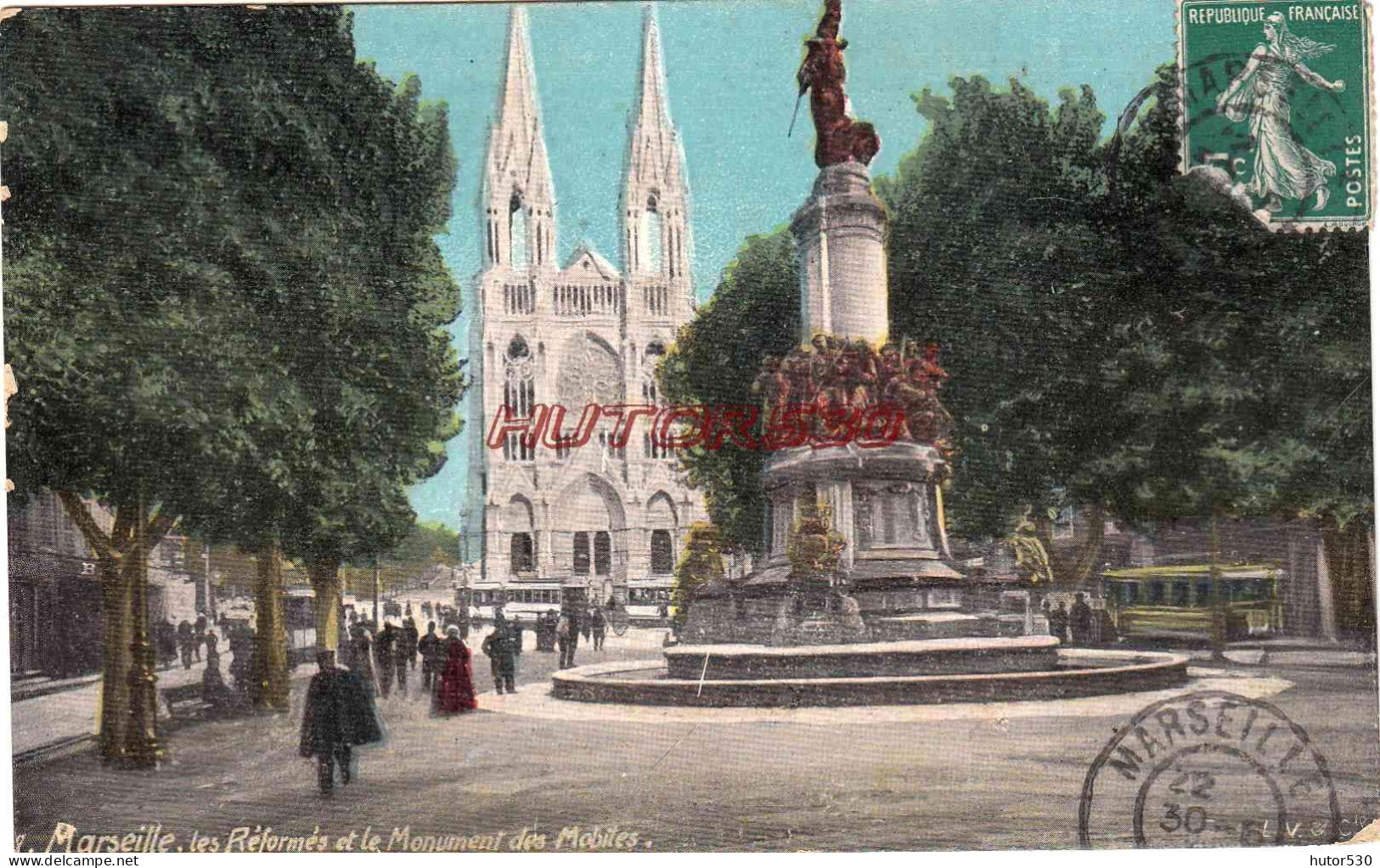 CPA MARSEILLE - MONUMENT DES MOBILES - Monumenti