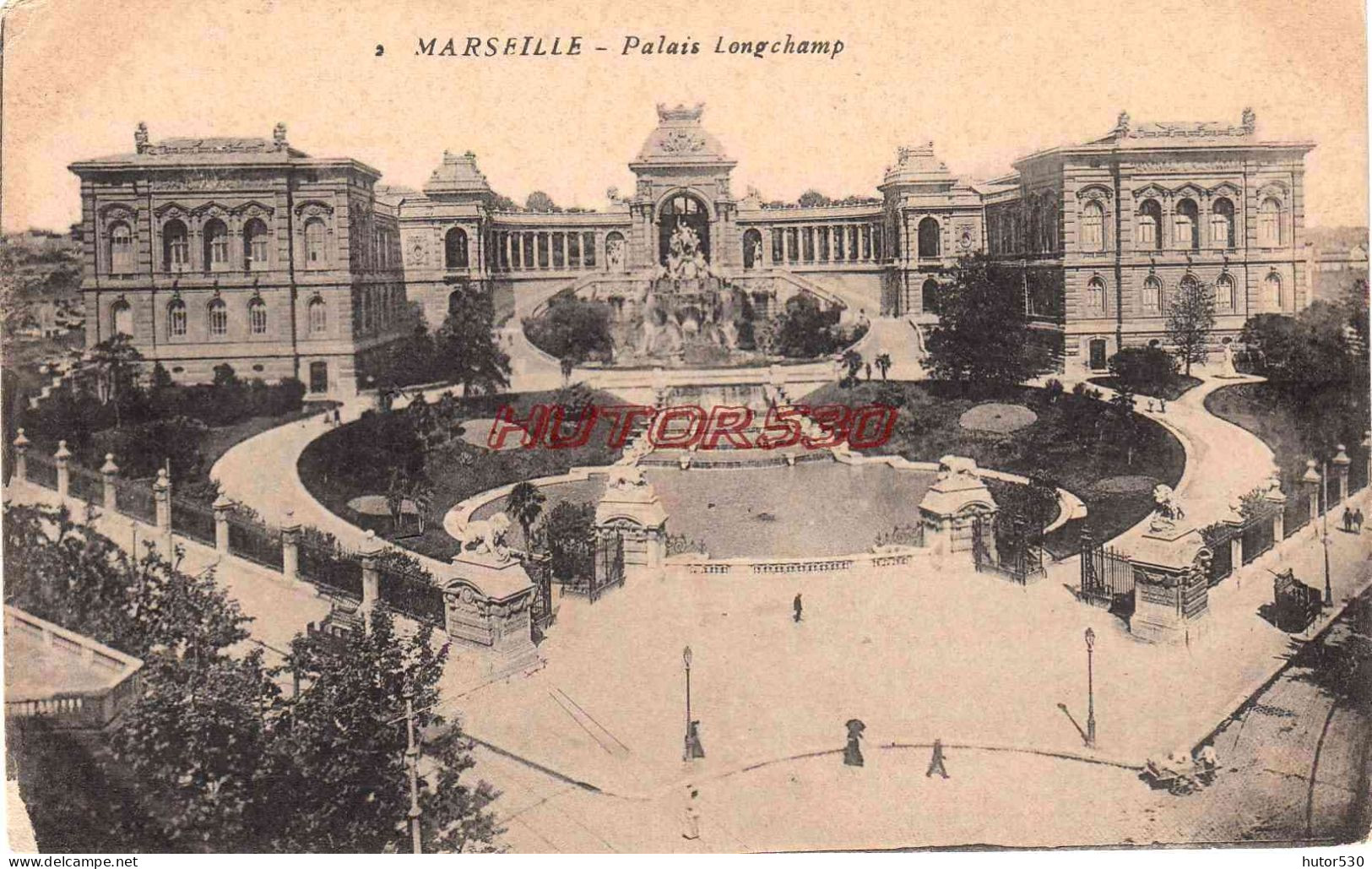 CPA MARSEILLE - LE PALAIS LONGCHAMP - Monumenten