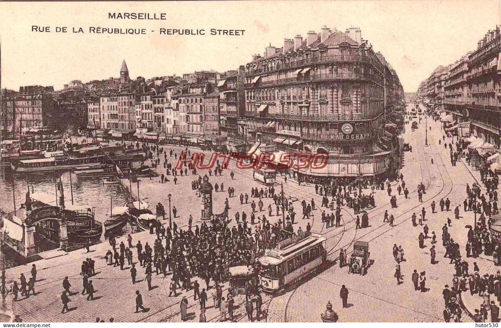 CPA MARSEILLE - RUE DE LA REPUBLIQUE - Canebière, Centre Ville