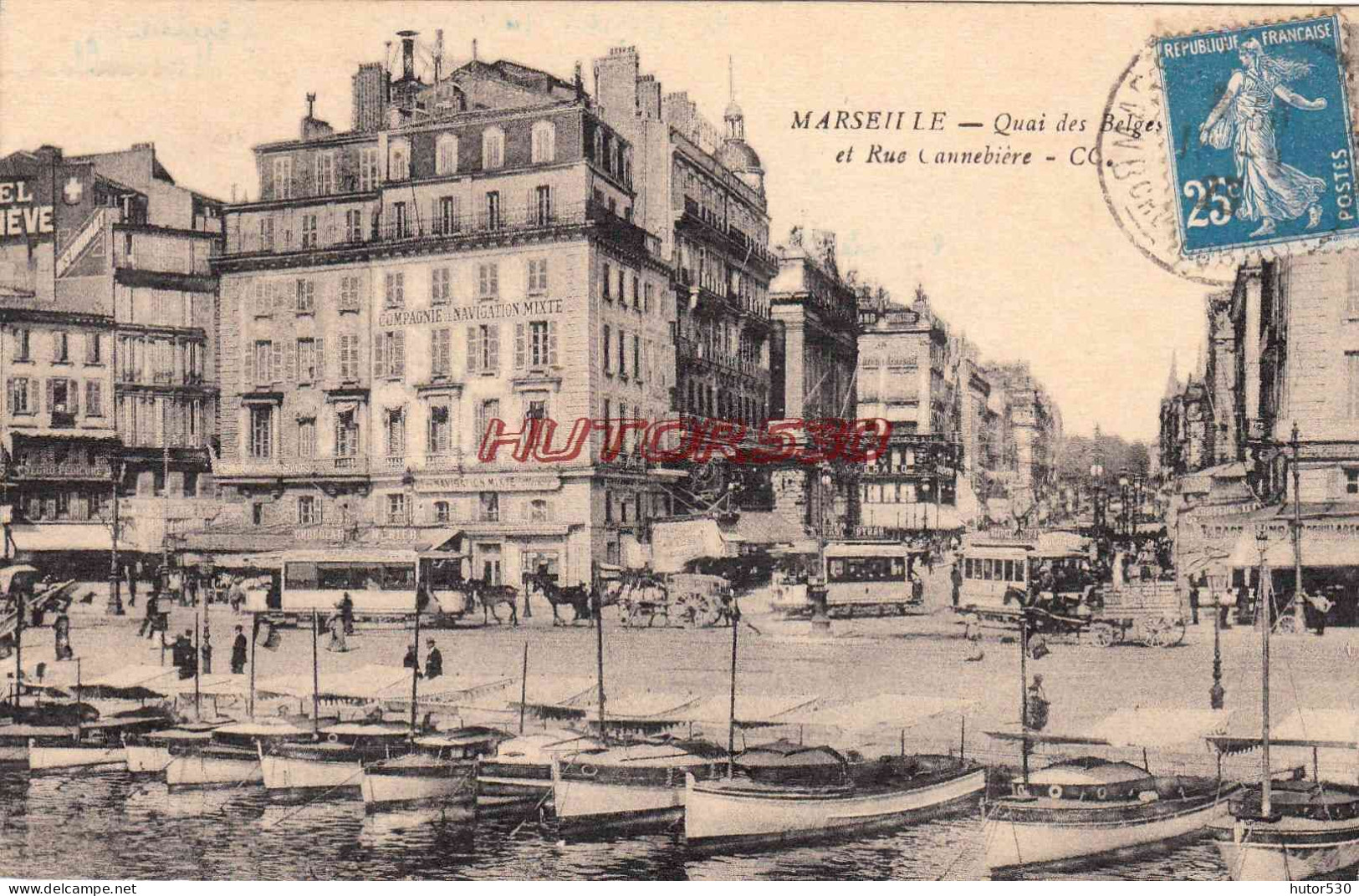 CPA MARSEILLE - QUAI DES BELGES - Alter Hafen (Vieux Port), Saint-Victor, Le Panier