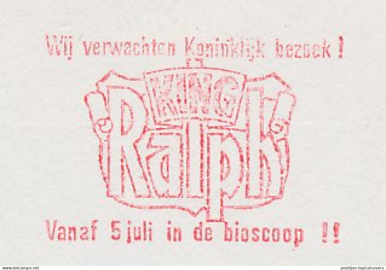Meter Cut Netherlands 1991 King Ralph - Movie - Cinéma